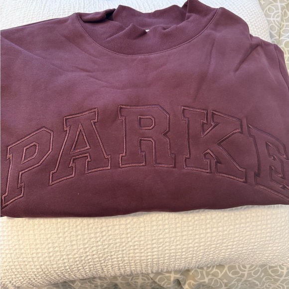 Parke Monochrome Eggplant Mockneck - Picture 4 of 5